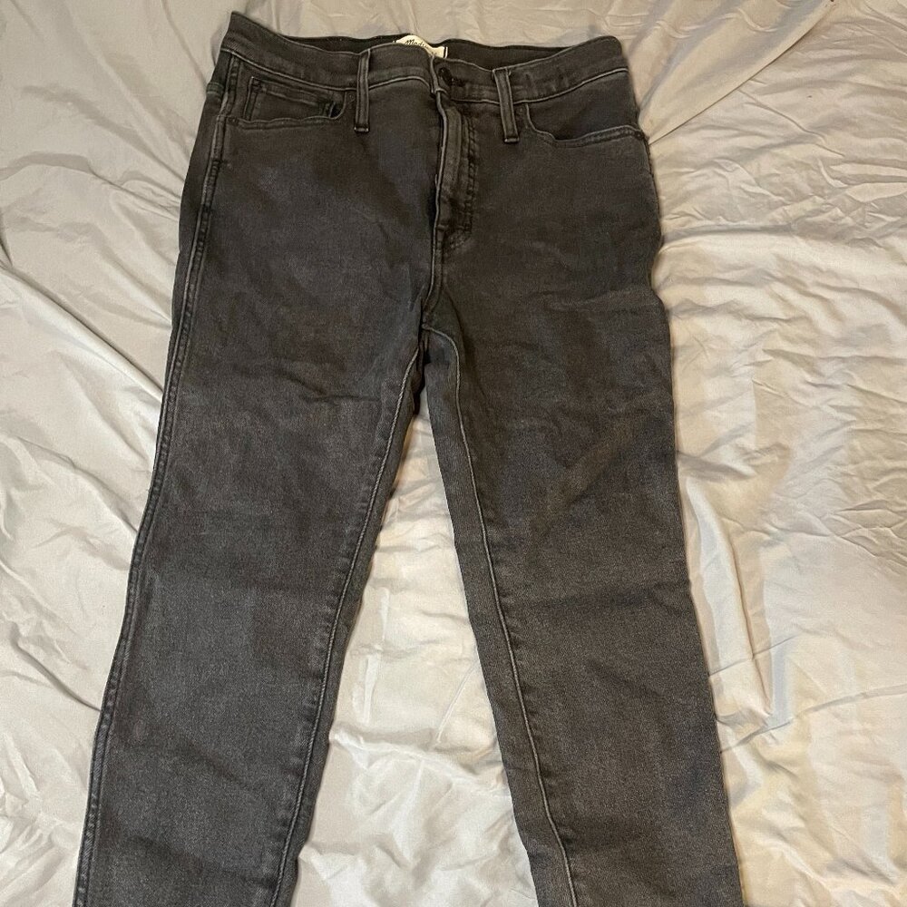 madewell black skinny jeans